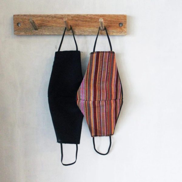 Reusable Face Mask Featuring Hand Woven Textiles (Adult)